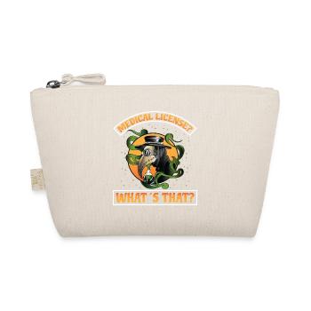 Horror Plague Doctor Film Festival Halloween Zombie - Organic Pouch - nature - Front