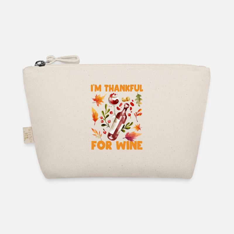 I'm thankful for Wine Funny Thanksgiving Organic Pouch