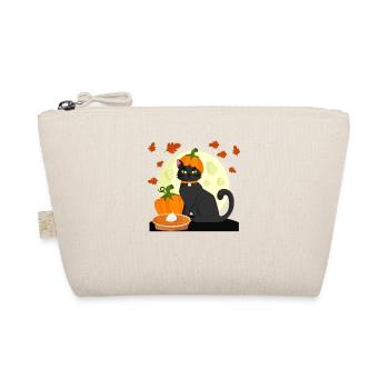 Pilgrim Black Cat Tarte à la citrouille Jour de Thanksgiving - Trousse biologique - nature - Devant