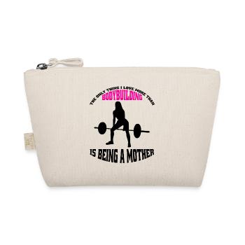Bodybuilding Fitness Athletes Mom Fitness Sports - Organic Pouch - nature - Front