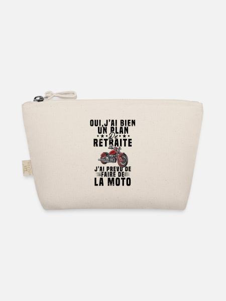 Motard Homme Moto Retraite Cadeau Motorcycle - Trousse biologique - nature