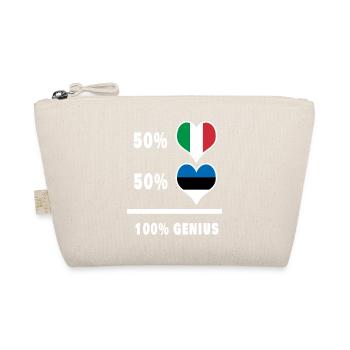 Estonie et Italie 100% drapeaux fantastiques - Trousse biologique - nature - Devant
