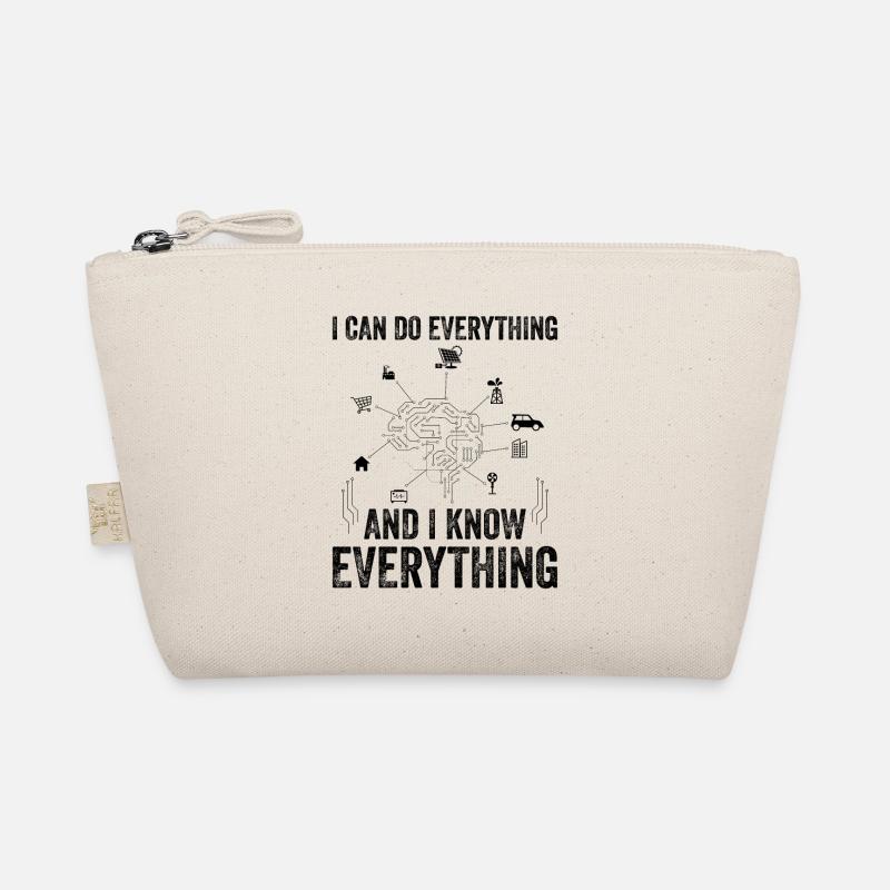 I Can Do Everything And I Know Everything - Machin Bio-Täschchen