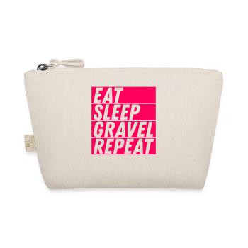 Manger Dormir Gravel Répéter Gravel Vélo Cycliste - Trousse biologique - nature - Devant