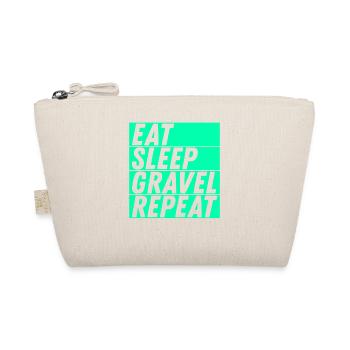 Manger Dormir Gravel Répéter Gravel Vélo Cycliste - Trousse biologique - nature - Devant