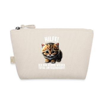 Ich bin schon wieder total unterzuckert Katze - Bio-Täschchen - Natur - Vorne