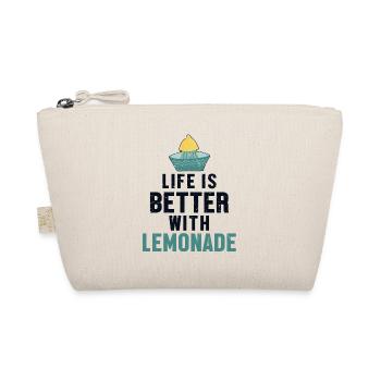 Life is Better with Lemonade Lemonade - Organic Pouch - nature - Front