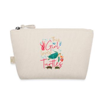Sea Turtle Tortoise This Girl - Organic Pouch - nature - Front