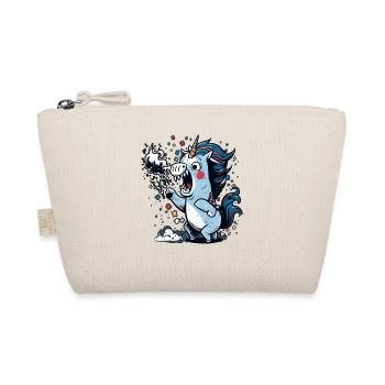 Une licorne en colère crache du feu - Trousse biologique - nature - Devant