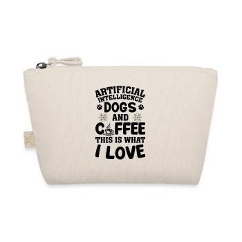 Artificial Intelligence Dogs And Coffee This Is Wh - Bio-Täschchen - Natur - Vorne