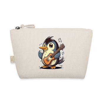 Rockin Pinguin - Bio-Täschchen - Natur - Vorne