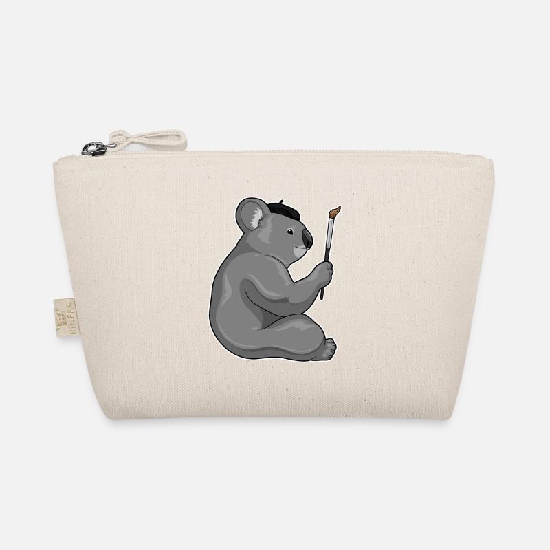 Koala Malen Pinsel Bio-Täschchen