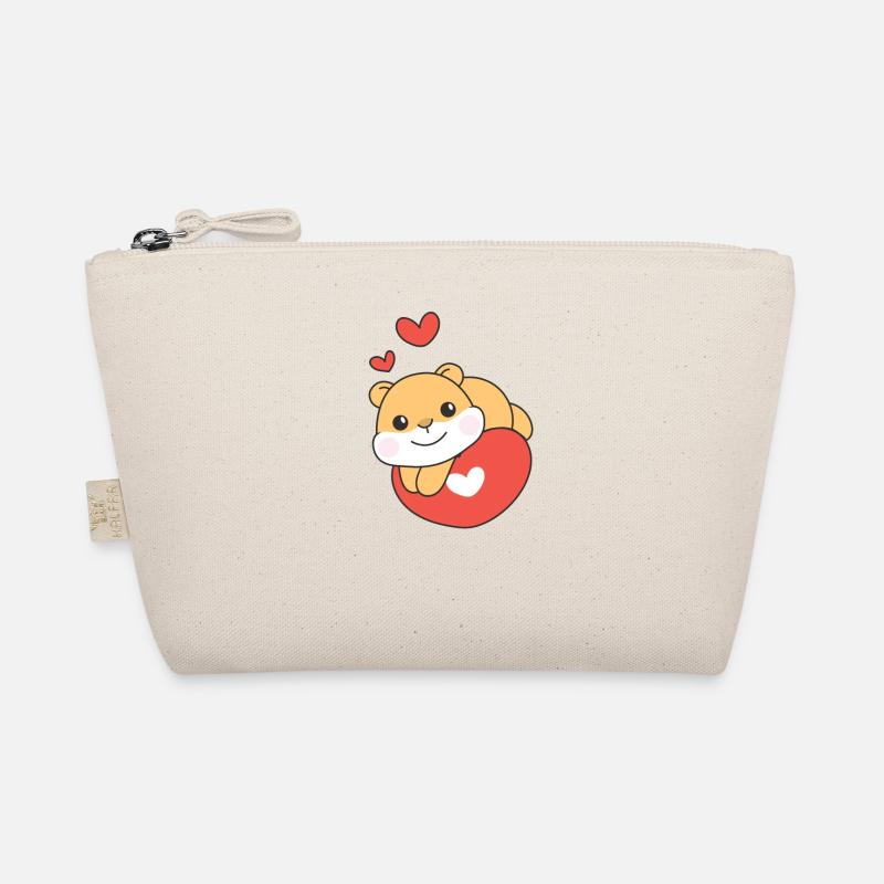 Hamsters pour la Saint-Valentin mignons animaux coeurs Trousse biologique