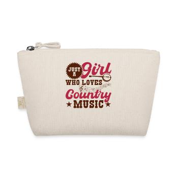 Just a girl who loves country music - Bio-Täschchen - Natur - Vorne
