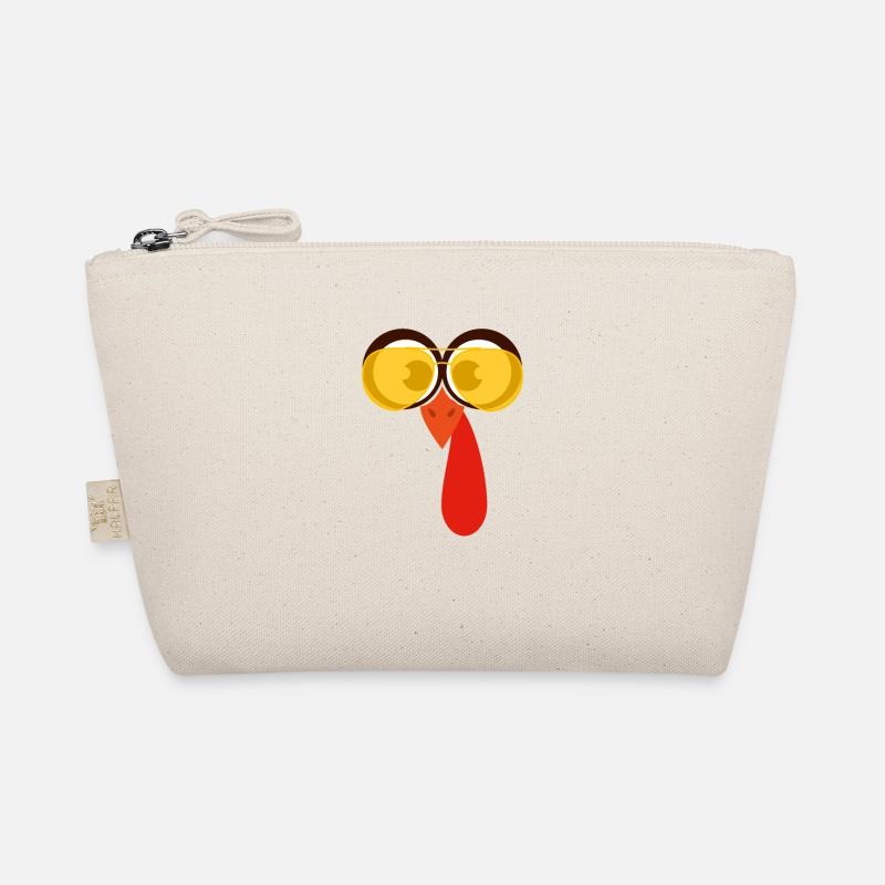 Le visage de dinde le plus mignon drôle le jour de Thanksgiving Trousse biologique