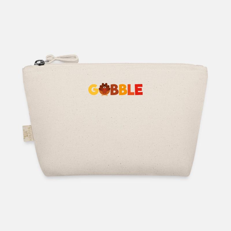 Gobble Gobble Funny Thanksgiving Turkey Day Organic Pouch