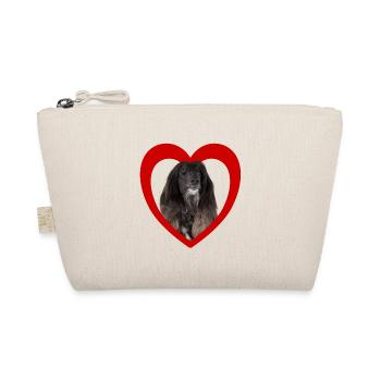 Dog Lovers - Dogs Heart - Greyhound - Organic Pouch - nature - Front