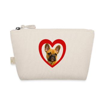 Dog Lover - Dogs Heart French Bulldog - Trousse biologique - nature - Devant