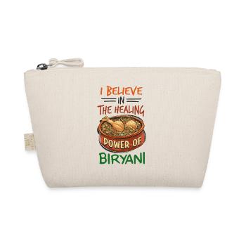 Indian Food Foodies, Biryani, Lovers, - Organic Pouch - nature - Front