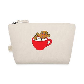 Gingerbread Man Cup - Organic Pouch - nature - Front