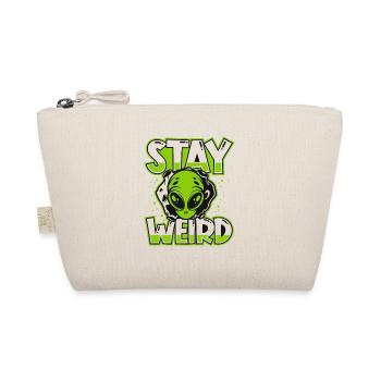 Stay Weird Außerirdischer Ufo Conspiracy Alien - Trousse biologique - nature - Devant