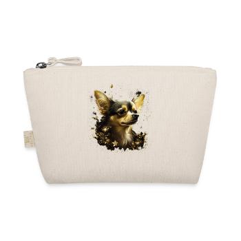 Chihuahua - Chien Mignon Jaune Or Couleur Amour - Trousse biologique - nature - Devant