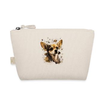 Chihuahua - Chien Mignon Jaune Or Couleur Amour - Trousse biologique - nature - Devant