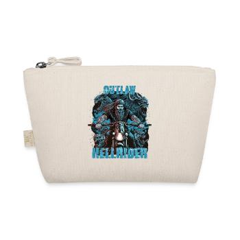 Outlaw Hellrider Motorcyclist - Organic Pouch - nature - Front