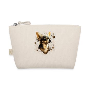 Chihuahua - Chien Mignon Jaune Or Couleur Amour - Trousse biologique - nature - Devant