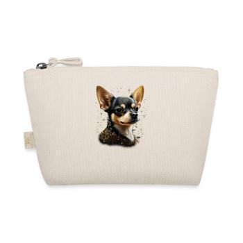 Chihuahua - Chien Mignon Jaune Or Couleur Amour - Trousse biologique - nature - Devant