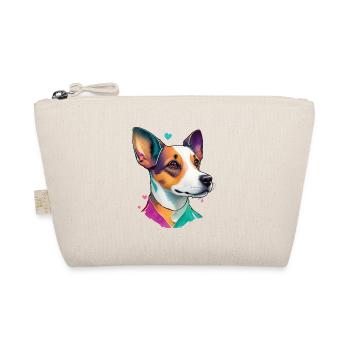 Jack Russell Terrier Dog Dog Lover Design - Organic Pouch - nature - Front