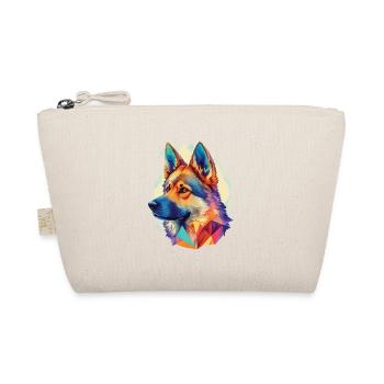 German Shepherd Dogs Pet Dog Design - Organic Pouch - nature - Front