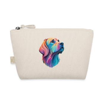 Labrador Dog - Loving four-legged friend design - Organic Pouch - nature - Front
