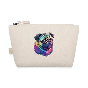 Cute Pug - The ultimate dog lover design - Organic Pouch - nature - Front