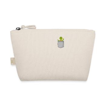 Sea Turtle Tortoise Pocket - Organic Pouch - nature - Front