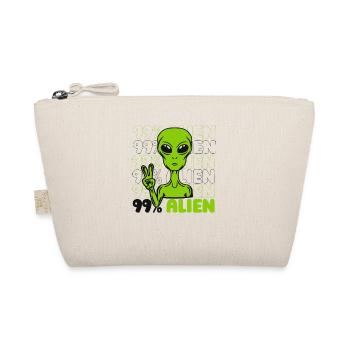 99% Alien Conspiracy Alien Ufo Alien - Organic Pouch - nature - Front
