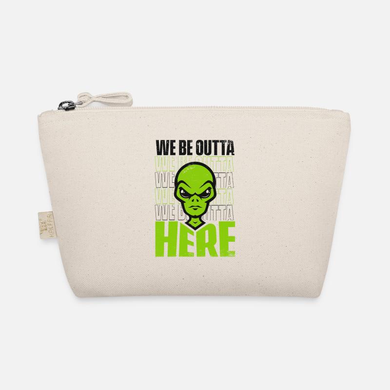 We Be Outta Here Conspiracy Außerirdischer Ufo Bio-Täschchen
