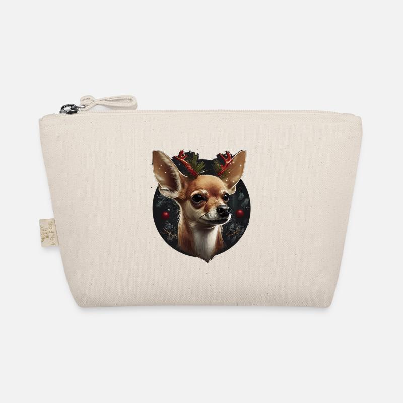 Chihuahua | Weihnachten | Weihnachtsbaum | Bio-Täschchen