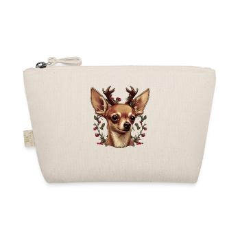 Chihuahua | Merry Christmas | X-Mas Tree | Cute - Organic Pouch - nature - Front