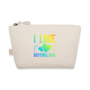 I love bodybuilding - Organic Pouch - nature - Front