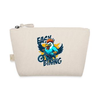 Coq avec vélo et lettrage - Trousse biologique - nature - Devant