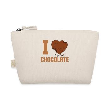 I love chocolate - Organic Pouch - nature - Front