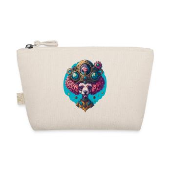 Drôle de caniche Steampunk Vintage Dog Design - Trousse biologique - nature - Devant