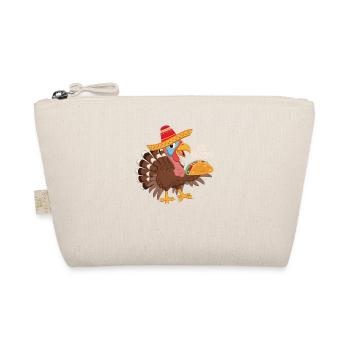 Manger des tacos Thanksgiving Day Drôle d’amateur de dinde - Trousse biologique - nature - Devant