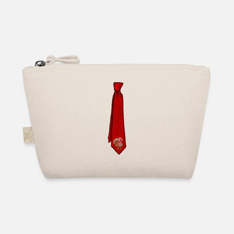 Drôle Thanksgiving jour cravate dinde amour Trousse biologique