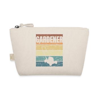 Crunge Gardener Garden Nature Plants Vintage - Organic Pouch - nature - Front