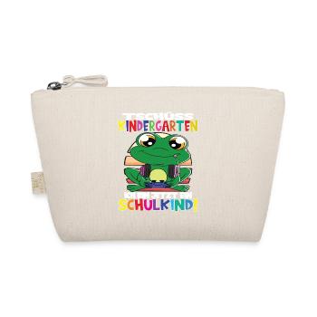 Tschüss Kindergarten Ich Bin Jetzt Ein Schulkind! - Bio-Täschchen - Natur - Vorne