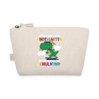 Tschüss Kindergarten Ich Bin Jetzt Ein Schulkind! - Bio-Täschchen - Natur - Vorne