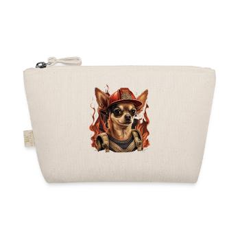 Chihuahua - Pompier Chien Cool Hommes Chapeau Feu - Trousse biologique - nature - Devant