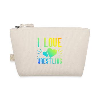 Ich liebe Wrestling - Bio-Täschchen - Natur - Vorne
